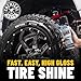 Chemical Guys ShineLogicRS Tire Shine, Deep Wet Black Shine, Safe for Cars, Trucks, Motorcycles, RVs & More, 15 fl oz