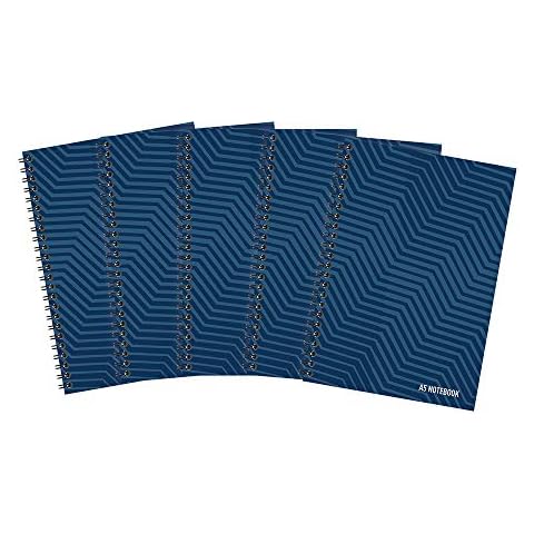 Summit A5 Wirebound Notebooks, Pack of 5 Cover