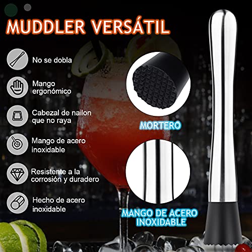 La Mejor Lista de Cucharas para cócteles los 10 mejores. 20 Cucharas para cócteles marca AMYTY (2)