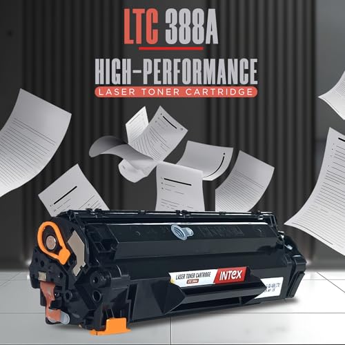 Image of Intex LTC 388A GB Toner Cartridge | Compatible for HP LaserJet M1136, M1213, M1216, M1218, MFP M126, M128, M202, M226 | High Yield