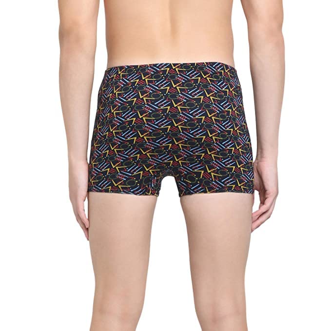 Image of Men Multicolor Pure Cotton Printed Underwear Pack of 4