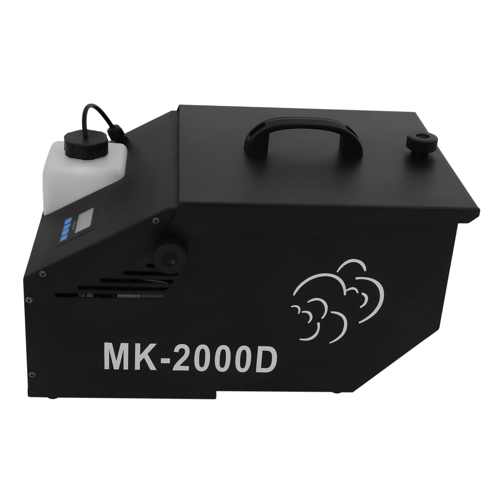 DMX - Macchina per fumo, 0,5 l, per palcoscenico, nebbia, 1200 W, con telecomando senza fili, per feste, Halloween, matrimoni, Natale, spettacoli