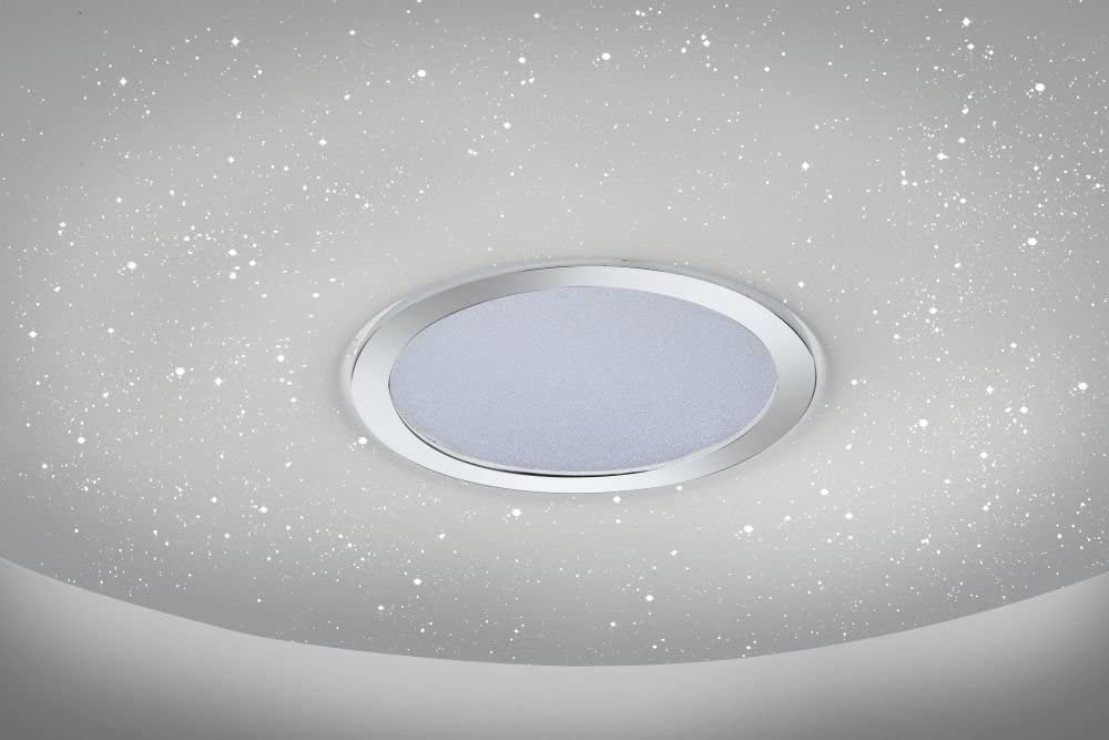 LED Deckenleuchte Sternenhimmel-Optik rund 59cm CCT warmweiß - kaltweiß