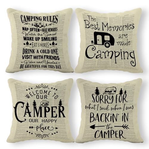 Octopus Decor Throw Pillow Case, 18 x 18 Inch Set of 4, Octopus Theme Room Decor, Octopus Lover Gift, Pillows Cover for Sofa Couch Bed