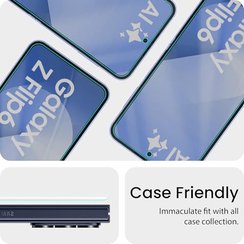 Image of FIRST MART Matte Screen Protector for Samsung Galaxy Z Flip 6 - TPU Anti-Glare Protection, Fingerprint Working, Bubble-Free, Edge to Edge Coverage [ 1 Pack]