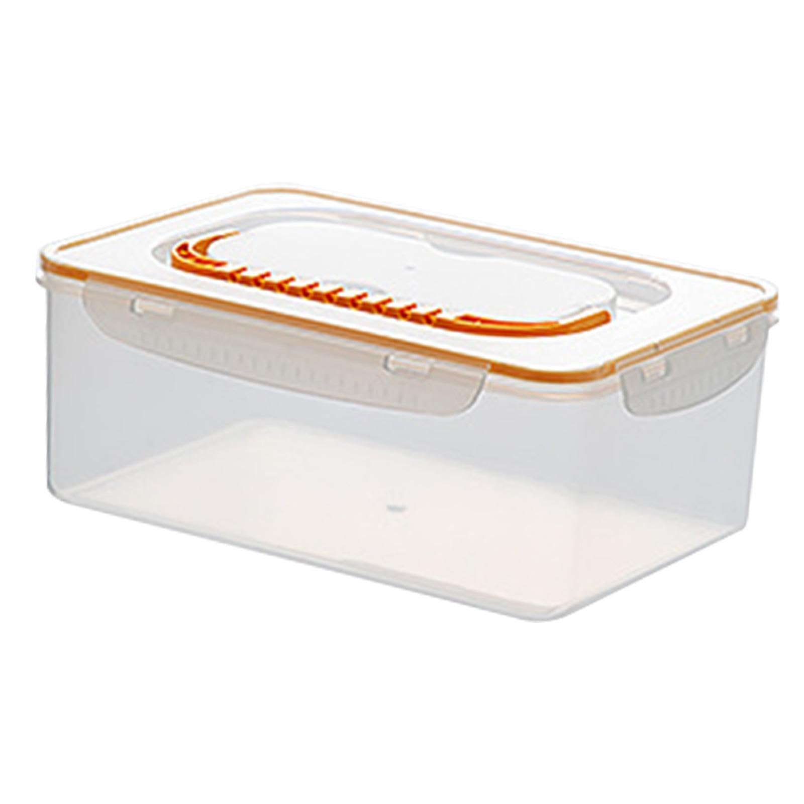 MagiDeal Kimchi-Aufbewahrungsbehälter, Frischhaltedose, auslaufsicher, rechteckig, multifunktionaler Konservierungsbehälter für Arbeitsfrüchte, 5.6 l