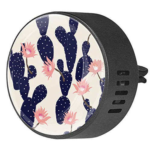 BestIdeas - Ambientador de aire para coche (2 unidades, aroma de cactus, fruta de la pasión, difusor de aceites esenciales de aromaterapia)