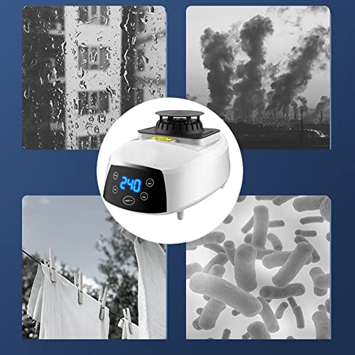 Draagbare wasdroger 1000W stille droger, voor universiteitsresidentie Slaapkamer appartement, negatieve ionendroger met… - Image 7
