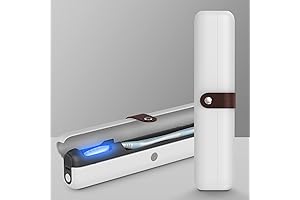 Portable UV LED Toothbrush Sanitizer Travel Case