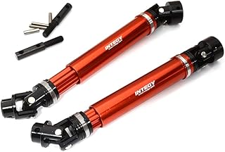 C31636RED Universal Drive Shafts for Traxxas 1/10 Maxx V2 w/WideMaxx