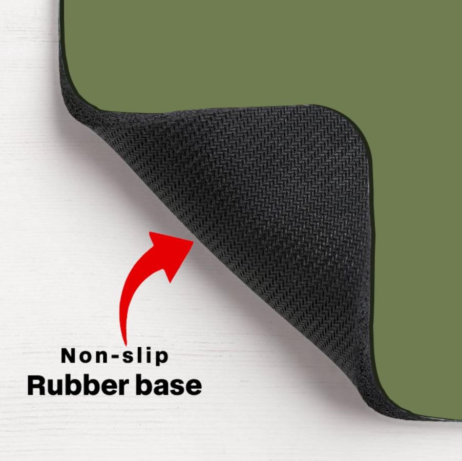 Image of On Trend Premium Extended Mouse Pad, Large Premium Desk Mat Anti Skid Rubber Base for Desktop Laptop PC Office Gaming (Size- 23 X 11 x 0.12 Inch) (Green)
