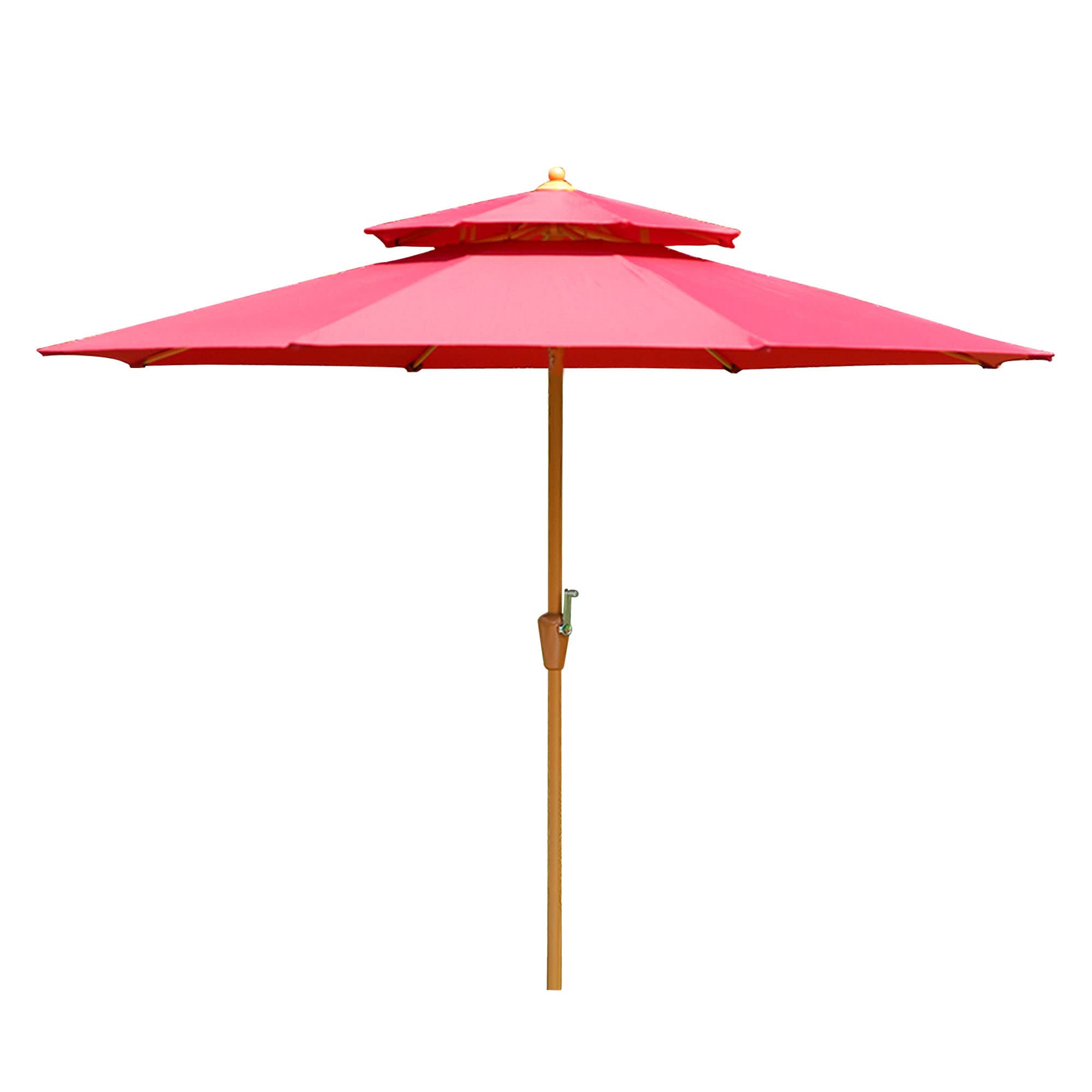 Amazon | ガーデンパラソル パラソル 大型 ダブルトップ 風に強い