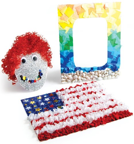 Image of Hygloss Sticky People Craft Boards - 6 Pack 5-Inch Self Stick Collage Boards for Kids - Peel & Stick Mounting Boards for Art Projects, School Crafts, Classrooms, and DIY Displays