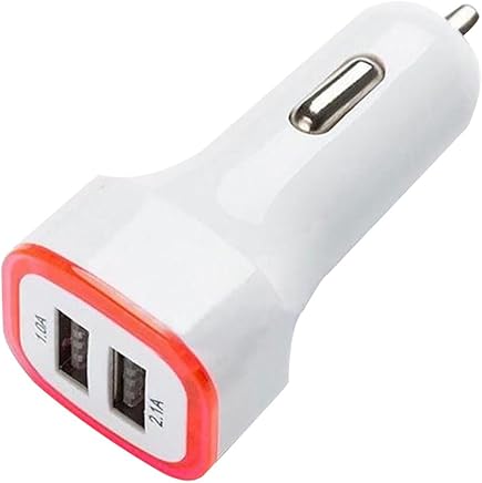 iodvfs - Cargador de Coche port?til con luz LED de Doble Puerto USB iodvfs - Cargador de Coche port?til con luz LED de Doble Puerto USB