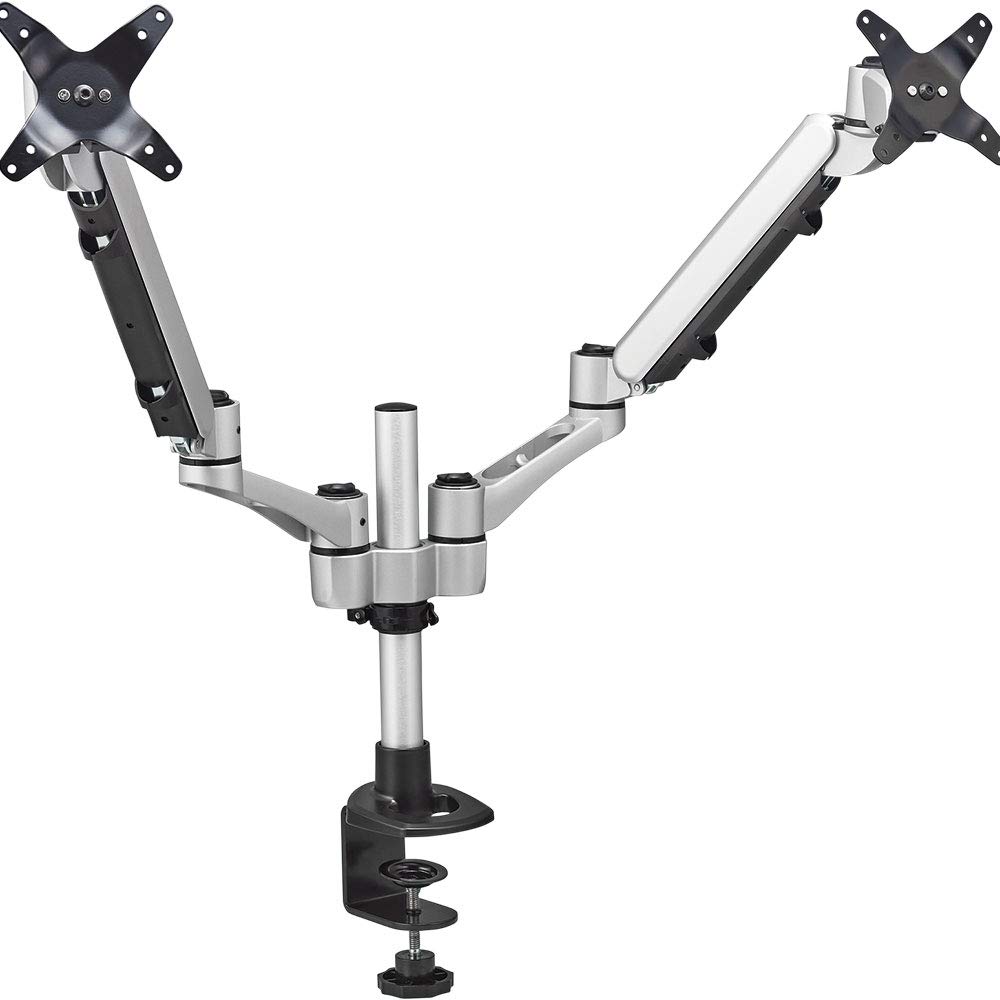 King Jim ARM220 Sill Monitor Arm (2-Sided Vertical Type), Silver