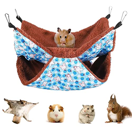 Hamaca De Animal Pequeños De Vellón De Coral Cama Cálida Colgante De Mascotas Para Hámster, Hurón, Rata, Ardilla De 9,57 € | DHgate