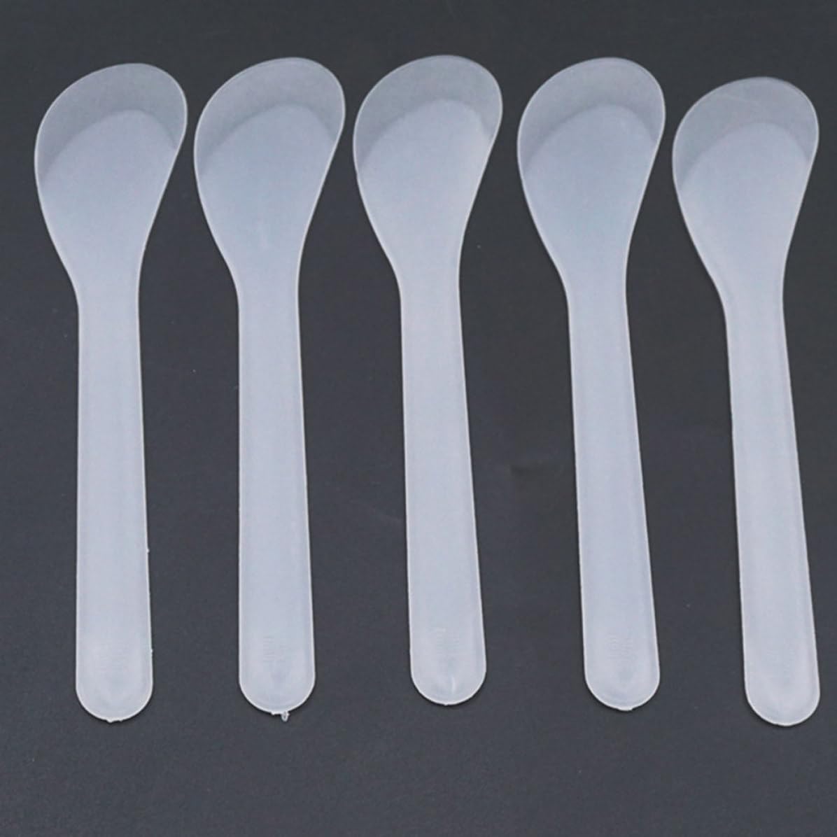 50pcs Mini Makeup Spatula Mask Applicator Set, Plastic image 4