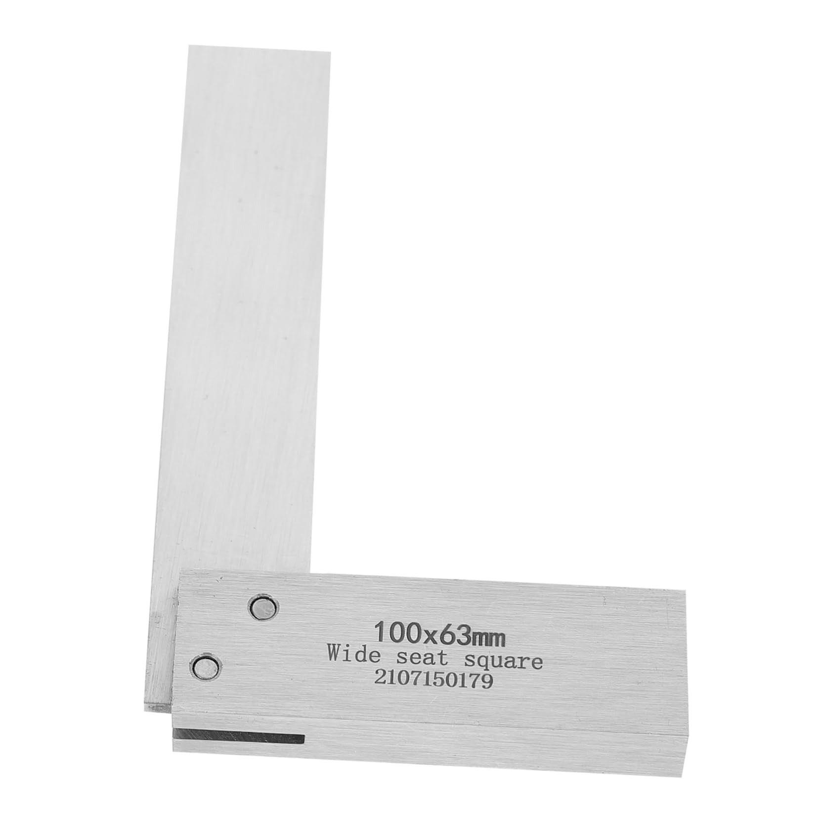 KALLORY Carbon Steel L-Shaped Square Ruler Engineer Measuring Tool Woodworking Angle Ruler