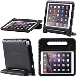 New iPad 9.7 Case 2018 / 2017, i-Blason New Apple iPad 9.7 inch 2017 / 2018 Case for Kids [ArmorBox Kido Series] Lightweight Super Protective Convertible Stand Cover (Black)