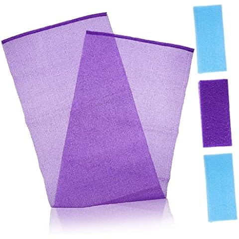 Beatifufu Exfoliating Bath Towel Set Cover