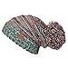 Hatsandscarf CC Exclusives Unisex Oversized Slouchy Beanie with Pom (HAT-6242POM) (X-MAS)