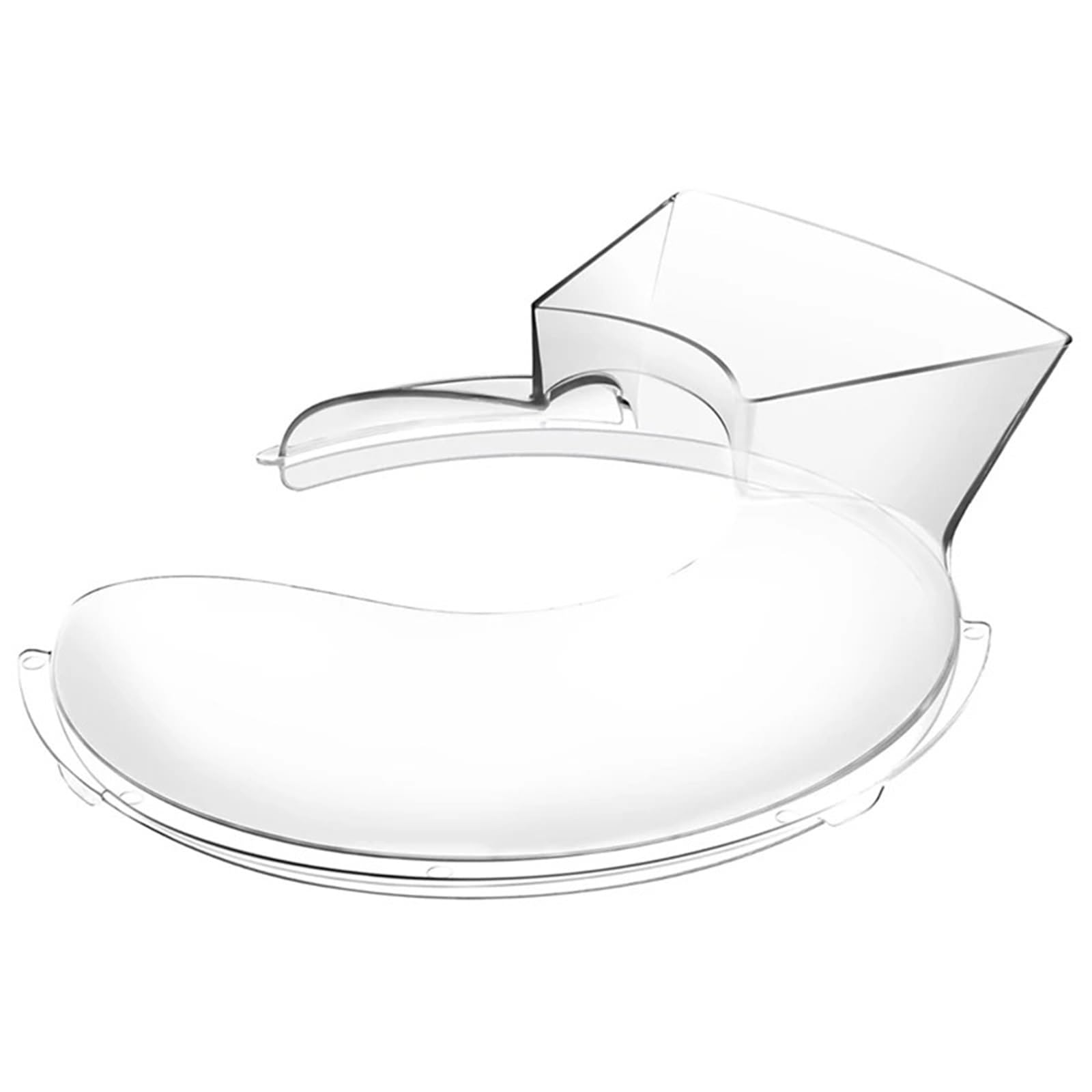 GHJ567RE Pouring Shield for kitchenaid 5.5 Quart, 6, 7, 8 Qt Stainless Steel Bowl-Lift Stand Mixer Accessories Splash Guard