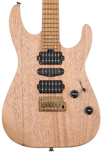 Pro-Mod DK24 HSH 2PT CM Mahogany Caramelized MN Natural - Les Beatles, Paul McCartney, John Lennon, RIngo Starr, George Harrison Pro-Mod DK24 HSH 2PT CM Mahogany Caramelized MN Natural