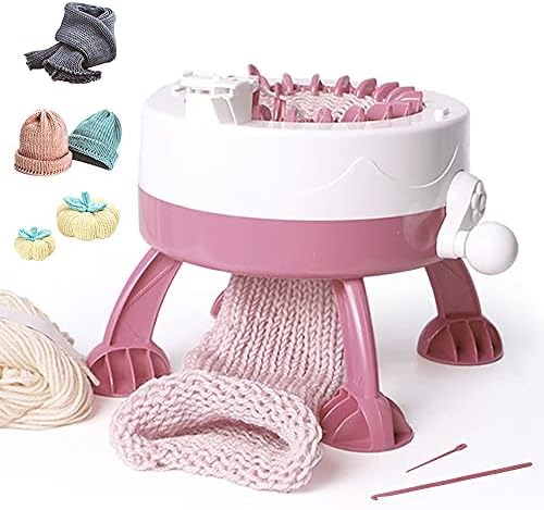 Yohencin Knitting Machine, 22 Needles Smart Weaving Loom Knitting Board Rotating Double Knitting Loom Machine, DIY Hand Artifact Wool Machine for Adults and Kids