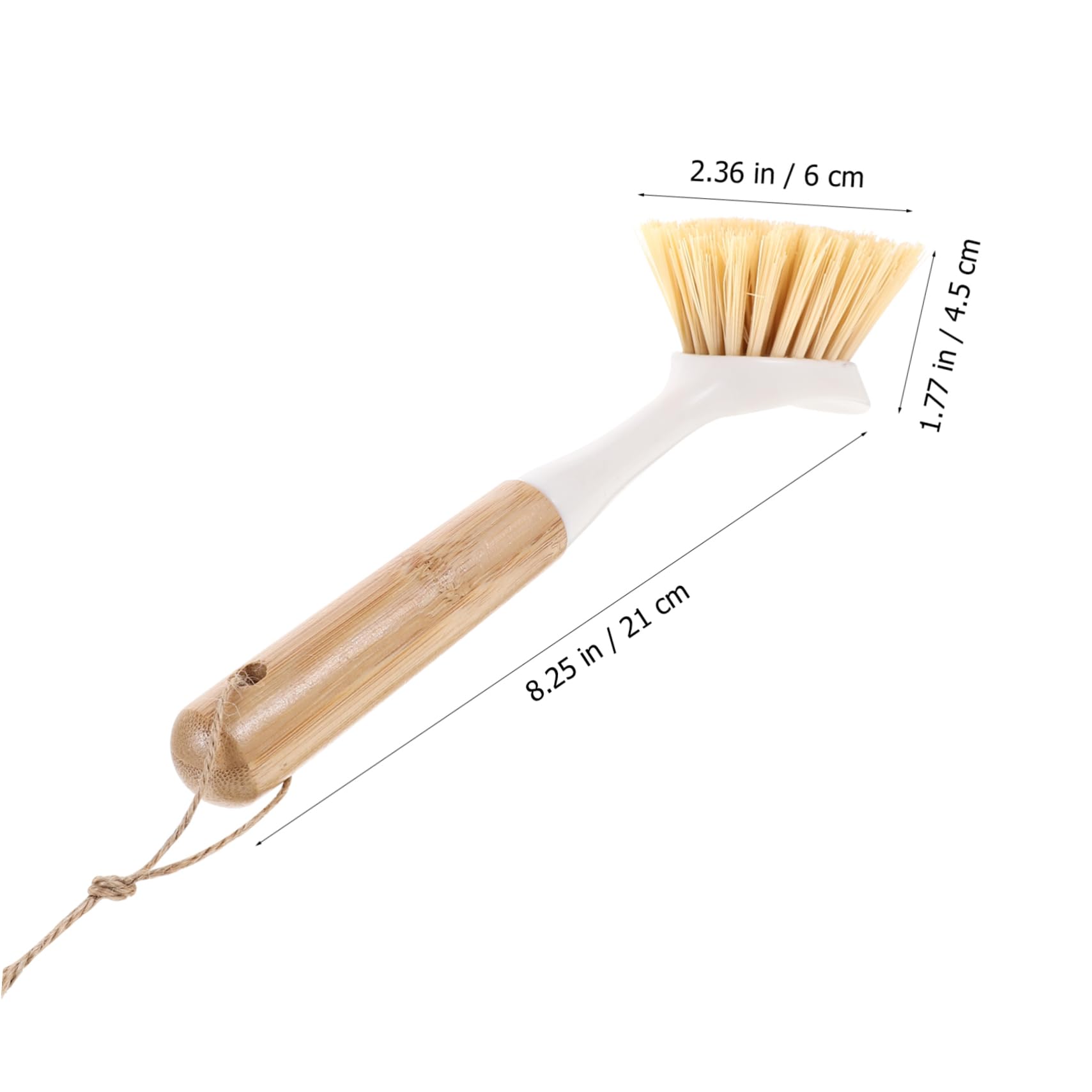 Beavorty 5 Juegos Familiar Cepillo para Platos Lavavajillas Múltiple Pastillas para Lavar Platos Tabletas Cepillo De Plato De Plástico Cepillo De Plástico para Platos De Madera 2 Piezas * 5