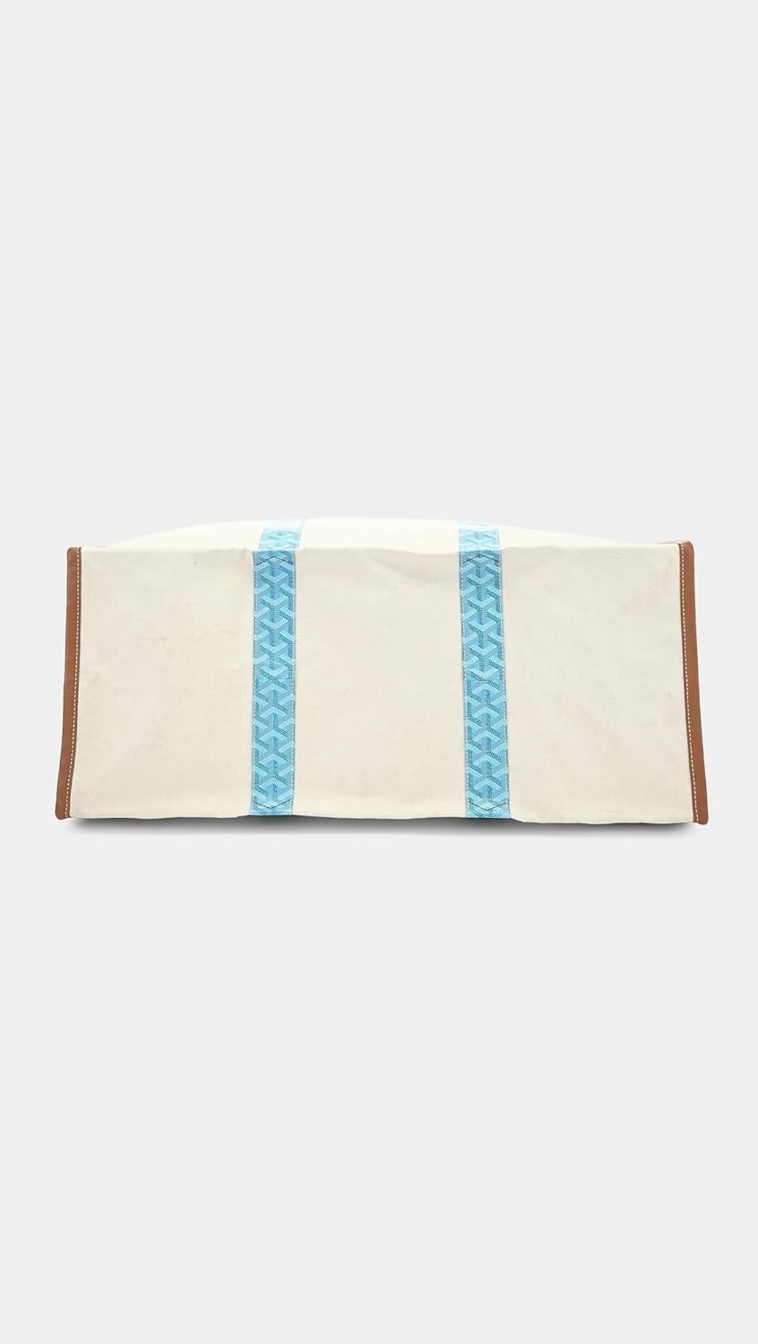 WHAT GOES AROUND COMES AROUND Women's Pre-Loved Goyard Mediterranee St. Tropez Reversible Canvas Tote - Image 6