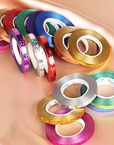 Shiny Curling Ribbon Set, 16 Rolls 5mm Metallic Multicolor Crimped Balloon String Gift Wrapping Bow Ribbon for Wedding Crafts Florist Flower Gift Wrapping Party Decor (10m/Roll) — photo 2