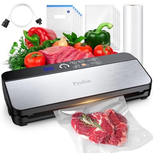 Machine Sous Vide Alimentaire, 80KPA Sous Videuse Alimentaire 8-e...