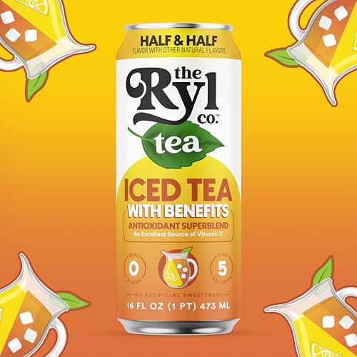 Ryl Iced Tea, Half & Half, Antioxidant Superblend, No Artificial Ingredients, 16.0 Fl Oz (12-Pack) - Image 5