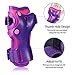 Youth Kids Knee Pad Elbow Pads Guards Protective Gear Set for Skates Skateboard Rollerblade Roller Cycling Bike Inline Scooter Riding, Toddler Wrist Guards for Sports-Purple