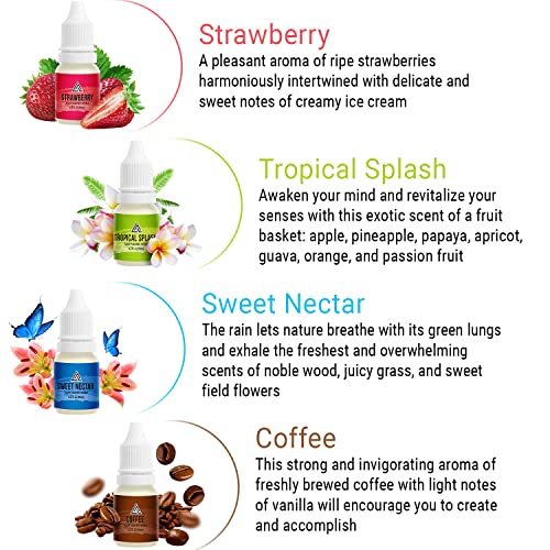 Alexes Soap Making Scents - Set Of 12 Premium Grade Fragrance Oils - Soap Making Supplies - Fragrance Oil For Aroma Beads - Bath Bomb Scents – Slime Scent #TOP5