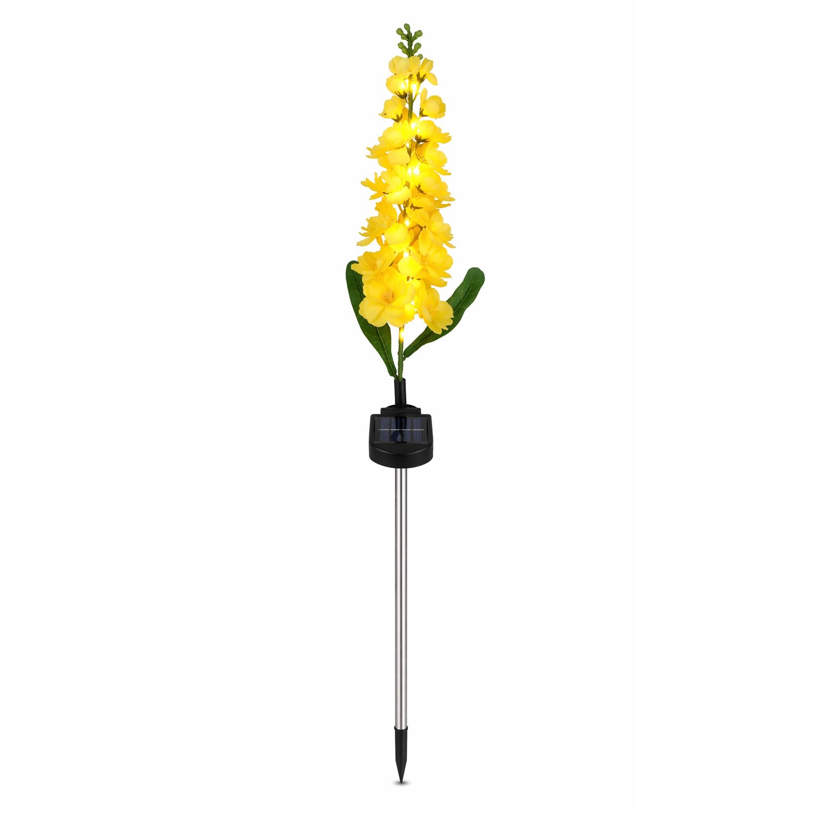 B&Q -  Yellow Delphinium Solar Lights With 20 Warm Led's