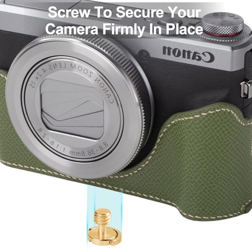 Funda protectora para cámara Canon Powershot G7X Verde miniatura 4