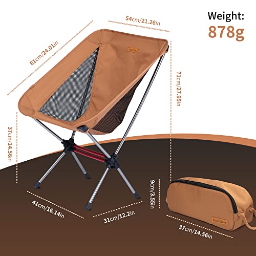 Image of Naturehike YL08 Ultralight Camping Chair - Only 2.12 LBS, Anti-Sinking Feet