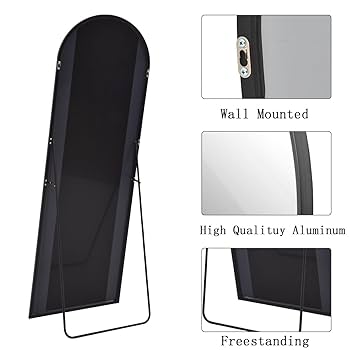 Amazon.com: ZMYCZ Arched Floor Mirror, 56