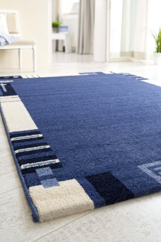 Preisvergleich Produktbild Andiamo Teppich, blau, 60x110 cm