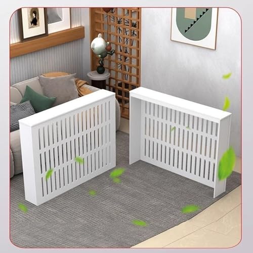 Mueble radiador de salon y dormitorio moderno de madera blanca 6