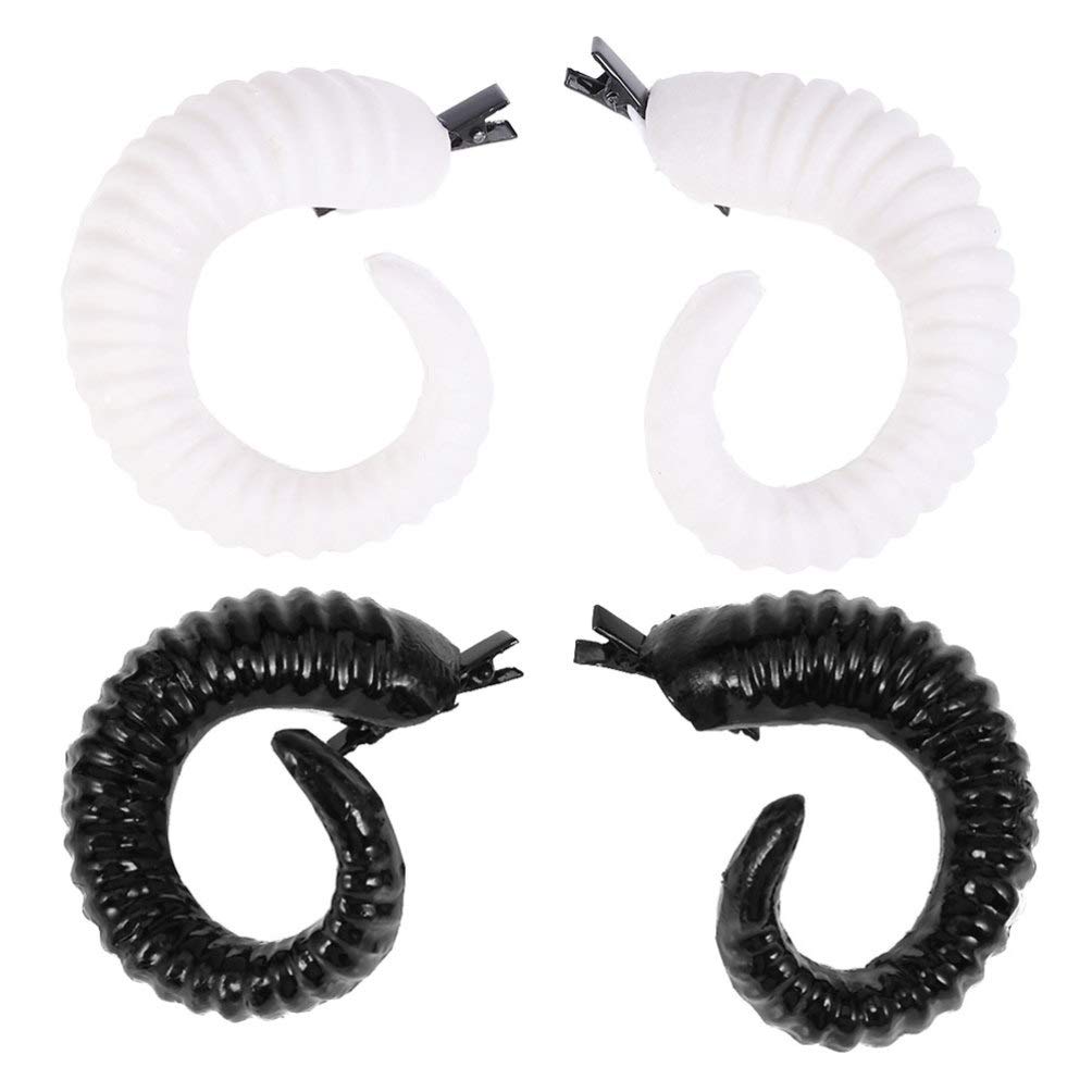 Amazon.com : Beaupretty 2 Pairs Devil Horn Hair Clips Sheep Horns Hairpin  Headband Halloween Cosplay Costume Party Hair Accessories : Beauty &  Personal Care