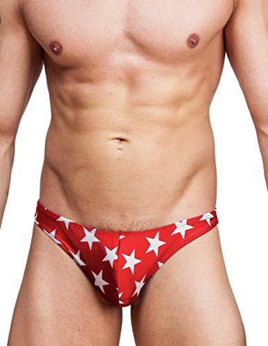 Gary Majdell Sport Mens Unique Print Contour Pouch Thong Swimsuit2