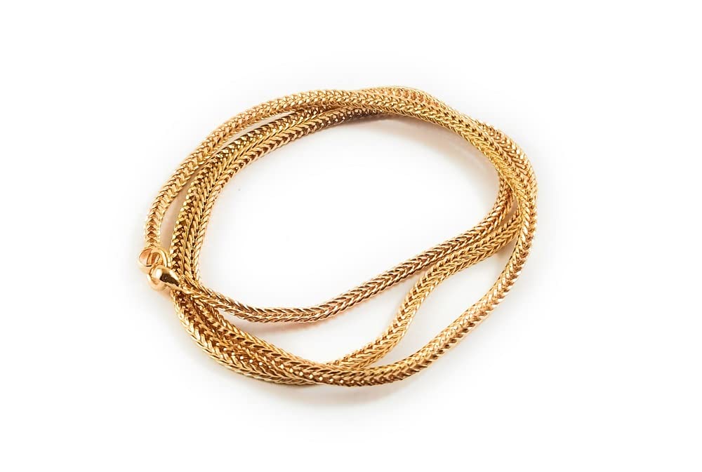 CUTE GOLD 1 Gram Micro Gold Plated & Copper Traditional Designer Fashion Jewellery Chain for Women (B09R95BL7P) Amazon Price History, Amazon Price Tracker