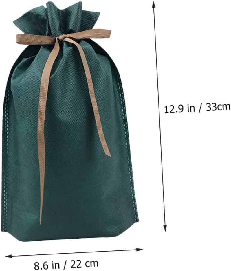 Ipetboom 10 Pack Non Woven Drawstring Pouch Bags for Candy Jewelry