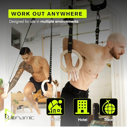 Image of Duonamic Eleviia Portable Doorway Pull Up Bar, No Install, Home & Travel