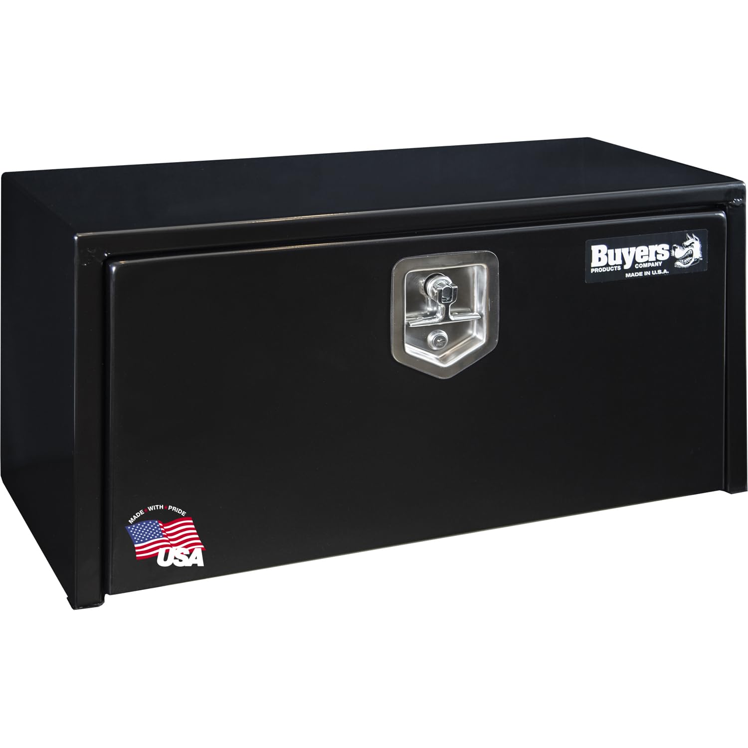 Buyers Products 1703326 Black Steel Underbody Truck Tool Box, 15x13x36 Inch