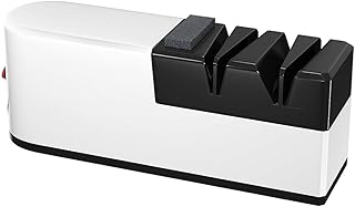 Afilador De Cuchillos Eléctrico, Sistema De Afilado 5 En 1 Con Hojas Rectas, Afilador De Diamante Profesional