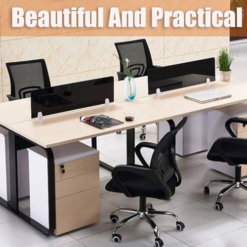 Panneau de confidentialité de bureau, séparateur de bureau portable en acrylique - Écran de confidentialité antibruit pour bureau et salle d'étude, cloison de travail robuste, installation f