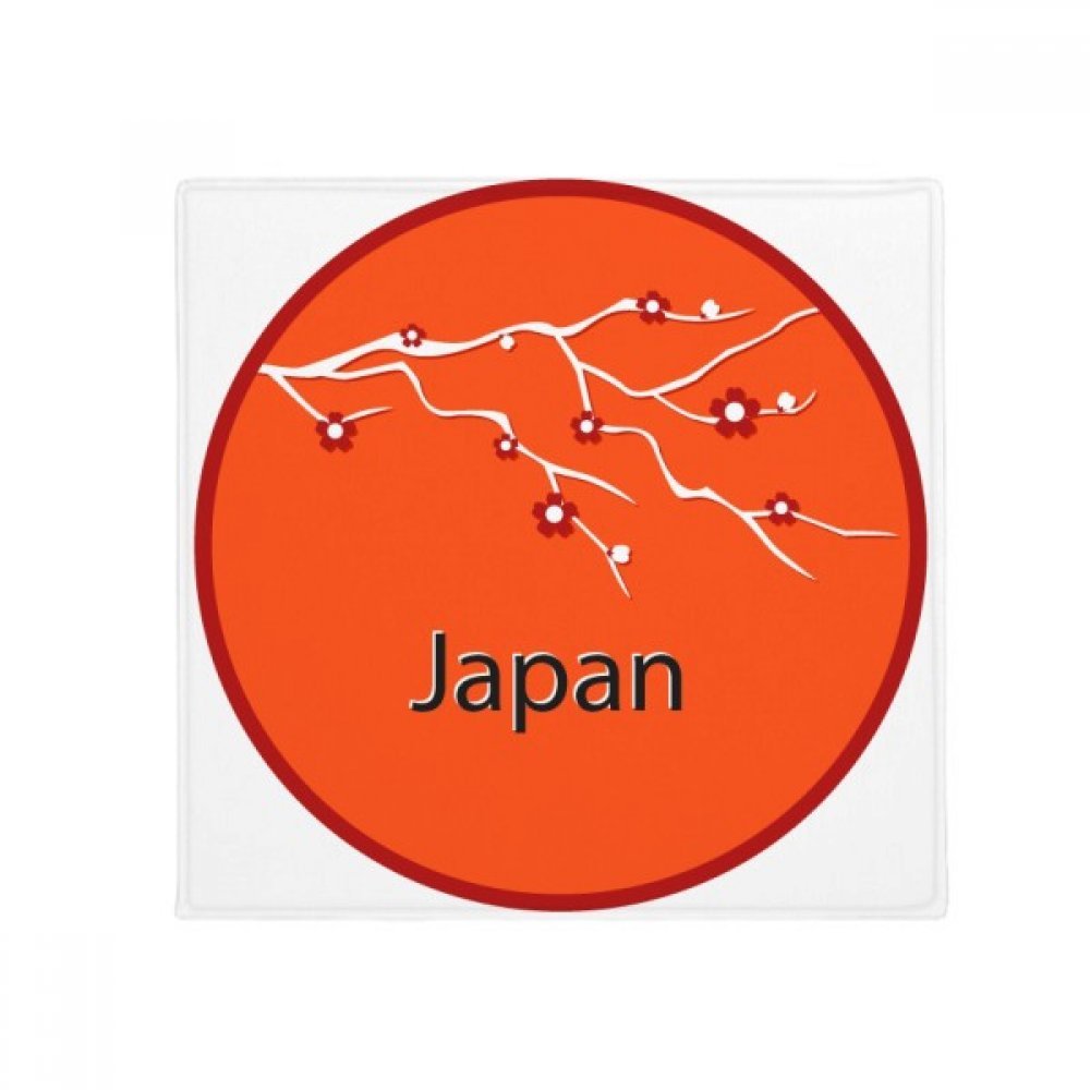 Tapis de cuisine motif sakura japonais pour entrée et salon élégant 80x80cm